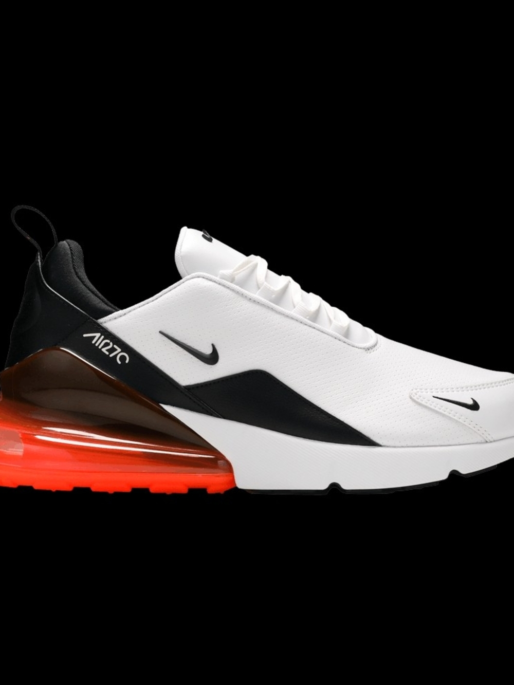 Nike Men’s Air Max 270 White/Black with Red Accent Sz 8.5